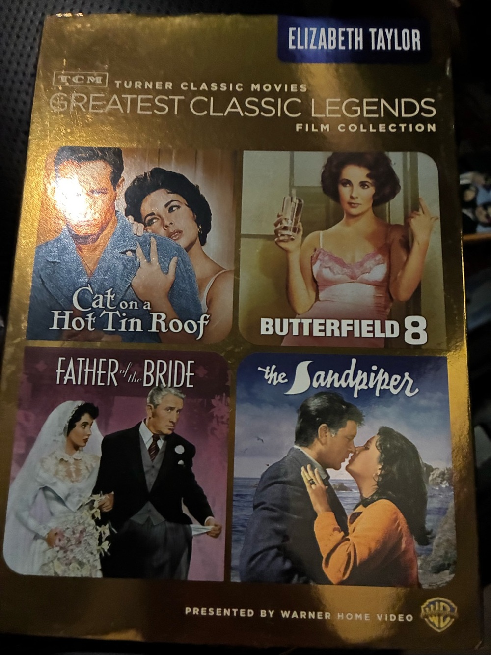 Elizabeth Taylor Greatest Classic Legends Film Collection - Gold DVD Box Set